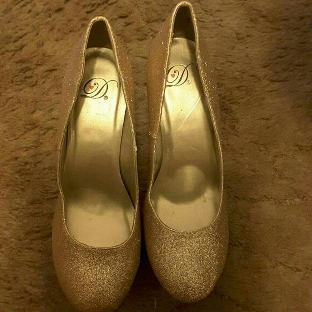 Gold heels