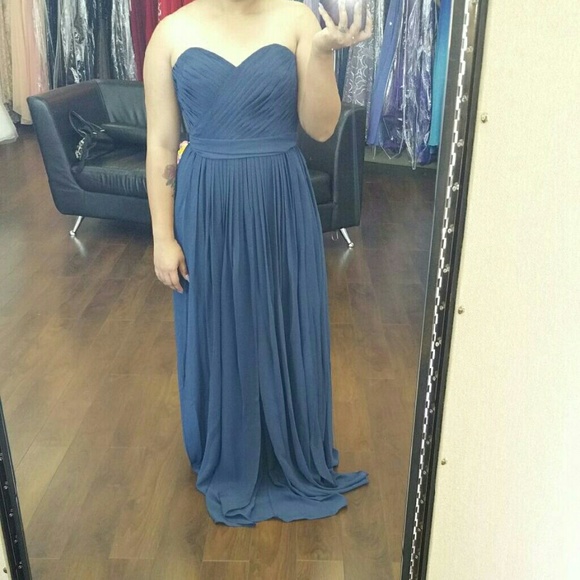 NAVY BLUE PROM/BRIDESMAID DRESS