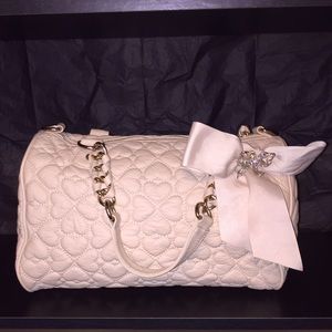 LAST CHANCE!!! Betsey Johnson Quilted Love Satchel