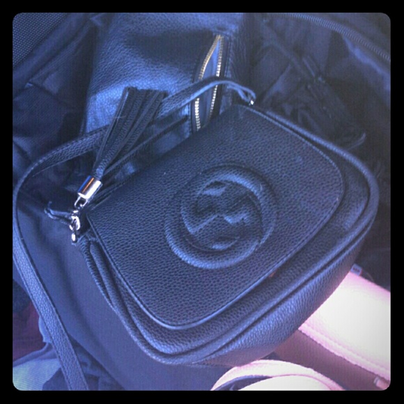 Black small handbag