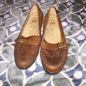 Cute brown loafers. Hardly worn