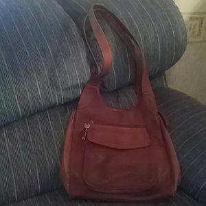 Vintage Fossil Genuine Leather Handbag