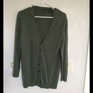 Forrest green cardigan- XS