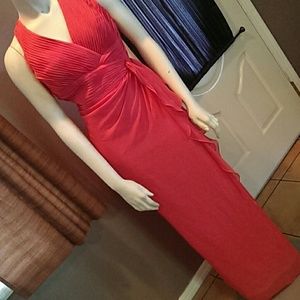 Coral gown