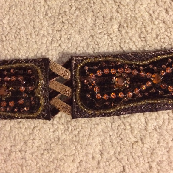 Betsy Johnson velvet belt