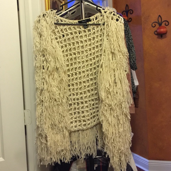 Fringe vest, size S/M