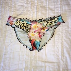 Lulu Fama wild print bikini bottom