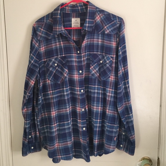 Vintage Boyfriend Button-Up