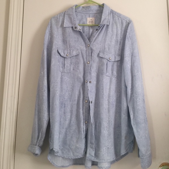 Vintage Boyfriend Button-Up