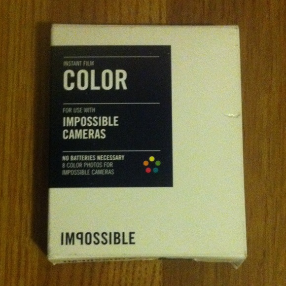 Colored film for impossible cameras