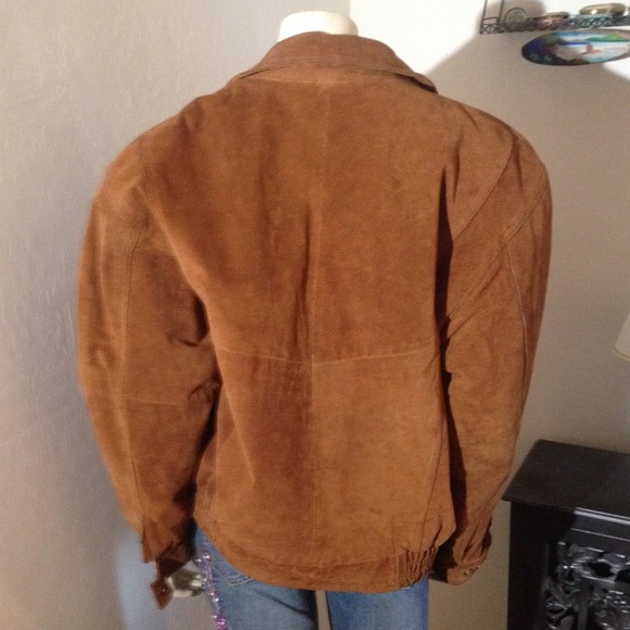 Brown Suede Jacket - Picture 2 of 4