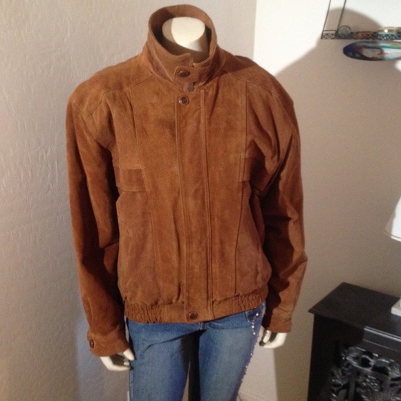Brown Suede Jacket - Picture 3 of 4
