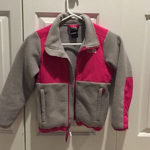 Girls North Face fleece jacket