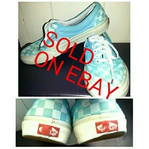 VANS custom designs checkered eras