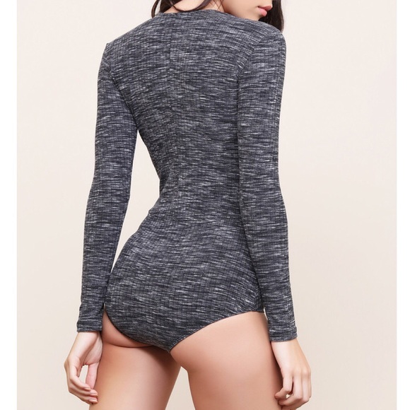 X "Lovesong" Lace Up Bodysuit - Picture 3 of 4