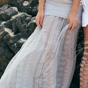 Sabo Skirt Grey Charmed Skirt NWT