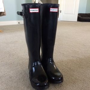 Hunter original black boots