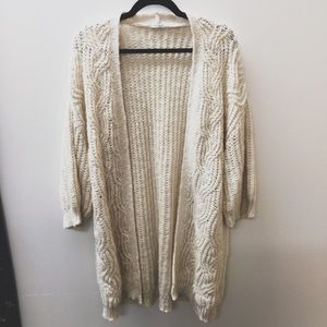 Kimchi Blue Ivory Knitted Cardigan