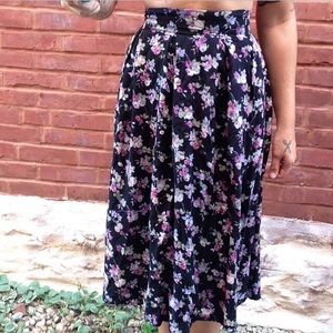 High Waisted Vintage Skirt