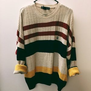 Oversized Striped Sweater