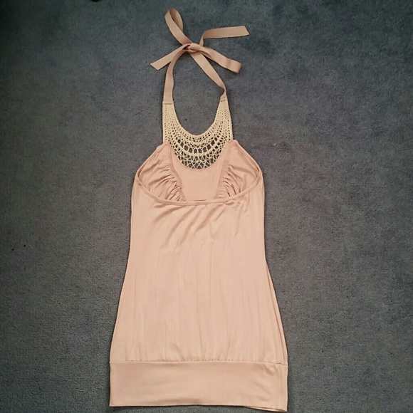 ***SOLD***Papaya Halter Dress Shirt - Picture 4 of 4