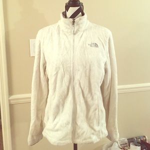 White fur Northface Jacket