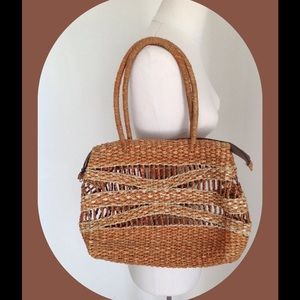 Basket Weave Purse Bag