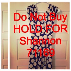 Traces Polka dot dress size 8 by Tracy Evans