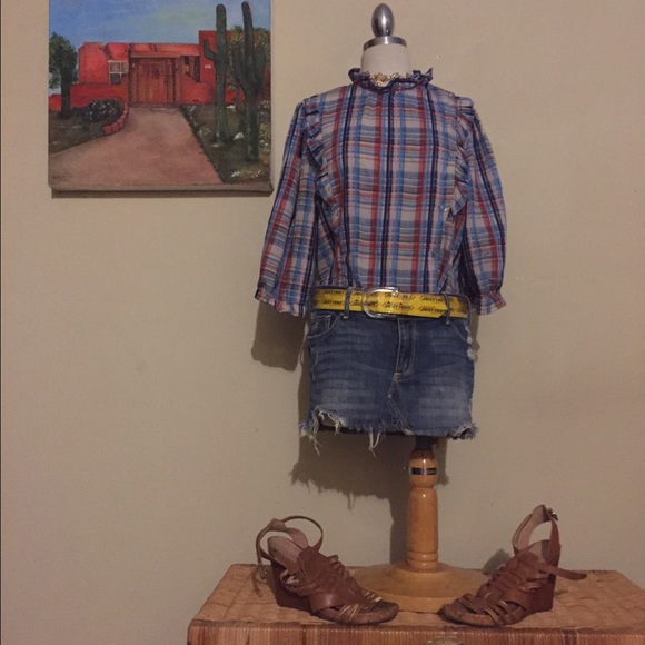 Awesome vintage plaid top