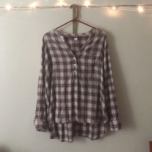 Plaid blouse