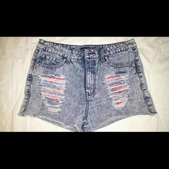 High waisted shorts