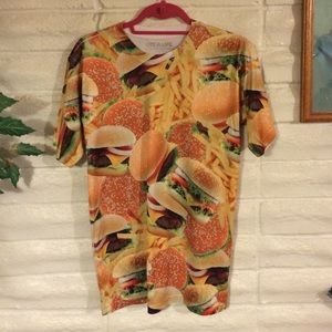 Burger and fries shirt