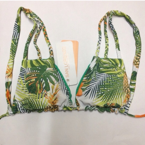 San Lorenzo pineapple print top
