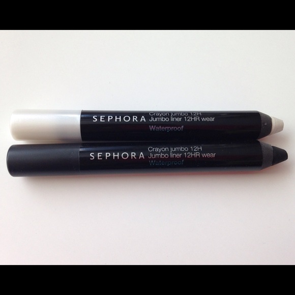 Sephora Shadow/Eyeliner Pencils (White & Black)