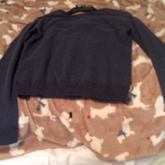 Grey Hollister eagle made out of gems sweater - Picture 2 of 2