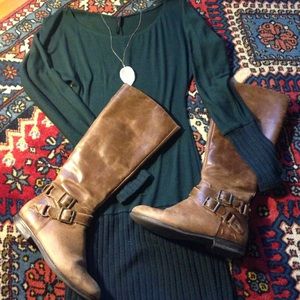 🎃Forest Green Sweater Dress