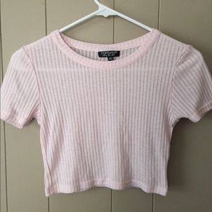 Topshop ribbed crop top