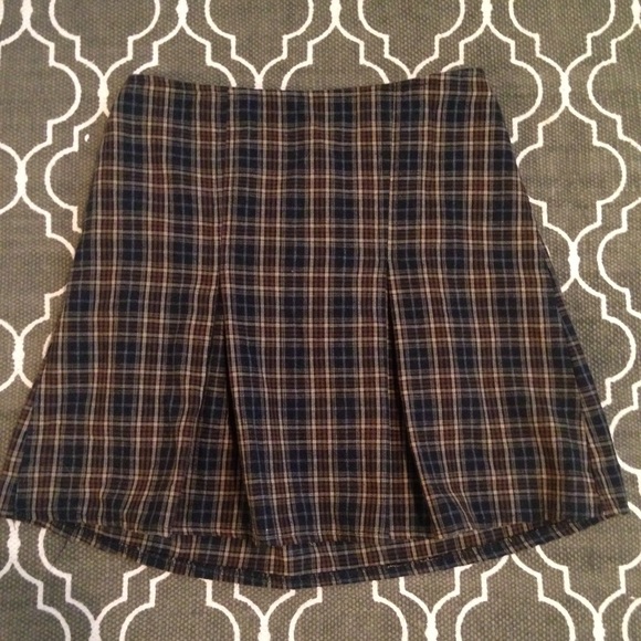 Brandy Melville Kaitlee Skirt OS Plaid