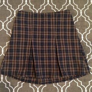 Brandy Melville Kaitlee Skirt OS Plaid
