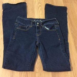 Gently worn American Eagle boot cut jeans