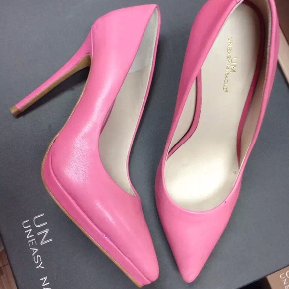 Uneasy miracle pink high heel