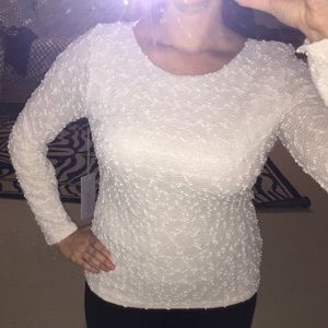 Sweater with hint of sequins