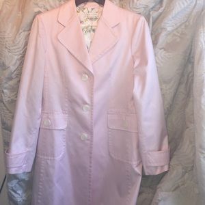 Women's size lg. Light pink trench coat
