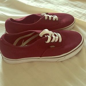 Maroon Classic Vans