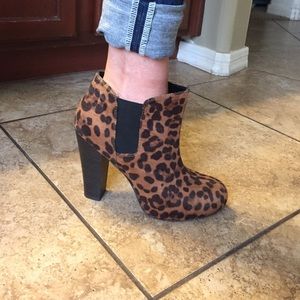 Cheetah madden girl booties