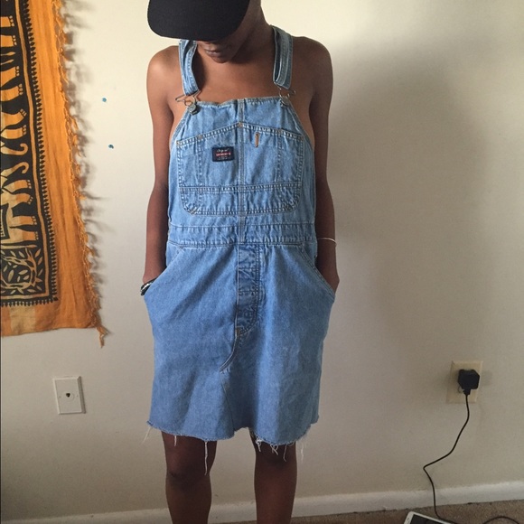 Urban Outfitters Light Wash Overall Skirt