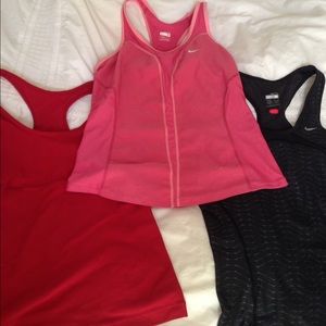 SET OF 3 Nike sports bra TOPS.
