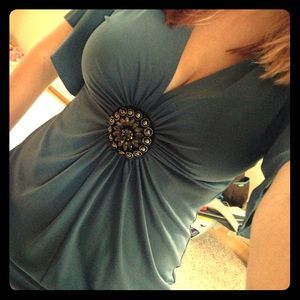 Studio Y short sleeve blouse.