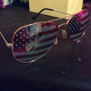 American flag tinted sunglasses