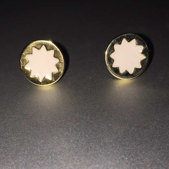 House of Harlow 1960 earrings white